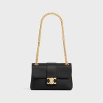 TEEN CELINE VICTOIRE BAG IN SUPPLE CALFSKIN BLACK - Image 5